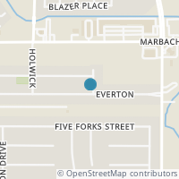 Map location of 9203 Everton, San Antonio TX 78245