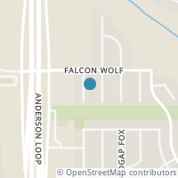 Map location of 1522 Hawkwolf Crk, San Antonio TX 78245