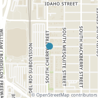 Map location of 102 Dashiell St, San Antonio TX 78203