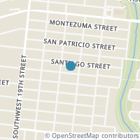 Map location of 2611 Chihuahua St, San Antonio TX 78207