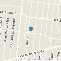 Map location of 1318 Romero, San Antonio TX 78237