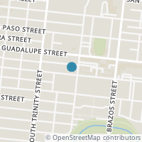 Map location of 1307 Colima St, San Antonio, TX 78207