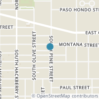 Map location of 211 S Pine St #201, San Antonio TX 78203