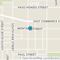 Map location of 902 Montana St #101, San Antonio TX 78203