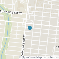 Map location of 2211 Colima St, San Antonio TX 78207