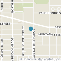 Map location of 326 Omaha St, San Antonio TX 78203
