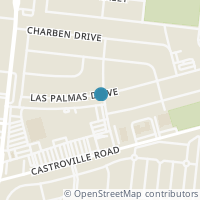 Map location of 302 Las Palmas Dr, San Antonio TX 78237