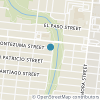 Map location of 1604 Montezuma St, San Antonio TX 78207