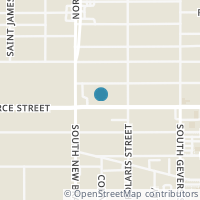 Map location of 2223 E COMMERCE ST, San Antonio, TX 78203