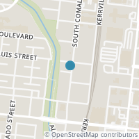 Map location of 607 S Comal, San Antonio TX 78207