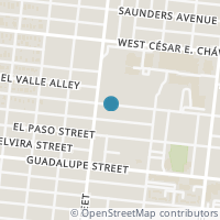 Map location of 1612 SAN FERNANDO ST, San Antonio, TX 78207