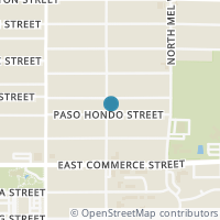 Map location of 1501 Paso Hondo #281, San Antonio TX 78202