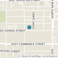 Map location of 715 PASO HONDO, San Antonio, TX 78202