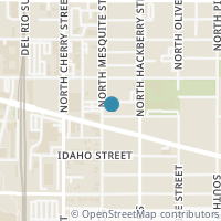 Map location of 107 PASO HONDO, San Antonio, TX 78202