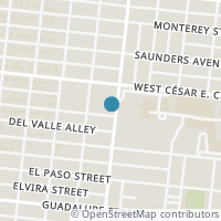 Map location of 1801 San Luis St, San Antonio TX 78207