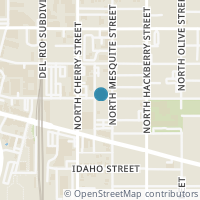 Map location of 430 Center St., San Antonio, TX 78202