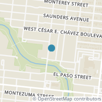 Map location of 618 S Hamilton St, San Antonio TX 78207