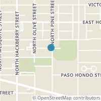 Map location of 313 N Pine St, San Antonio TX 78202