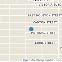 Map location of 817 Potomac, San Antonio TX 78202
