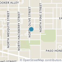 Map location of 1102 E CROCKETT ST, San Antonio, TX 78202