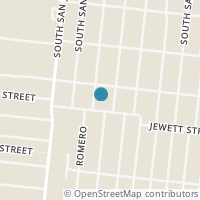 Map location of 614 S San Horacio Ave, San Antonio TX 78237