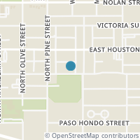 Map location of 1231 E CROCKETT ST, San Antonio, TX 78202