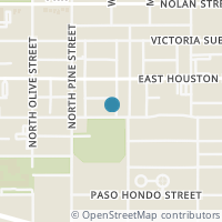 Map location of 1235 E Crockett St, San Antonio TX 78202