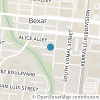 Map location of 1006 Monterey St, San Antonio TX 78207