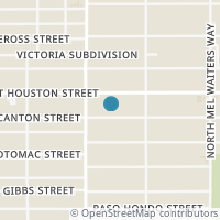 Map location of 723 Canton, San Antonio TX 78202