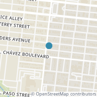 Map location of 406 S Zarzamora St, San Antonio TX 78207