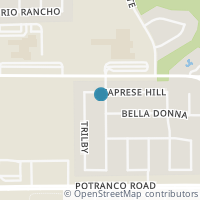 Map location of 807 Spello Cir, San Antonio TX 78253