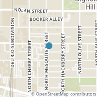 Map location of 324 N Mesquite St, San Antonio TX 78202