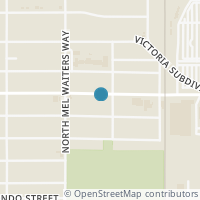 Map location of 2836 E Houston St, San Antonio TX 78202