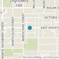 Map location of 1820 E Houston St, San Antonio TX 78202