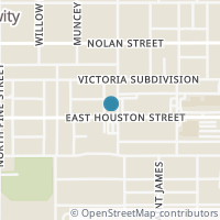 Map location of 507 N Palmetto St, San Antonio, TX 78202
