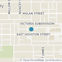 Map location of 511 N Palmetto Ave, San Antonio, TX 78202
