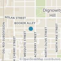 Map location of 618 Dawson St, San Antonio TX 78202