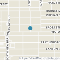 Map location of 119 Lockhart, San Antonio, TX 78202