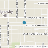 Map location of 1011 Dawson St, San Antonio TX 78202