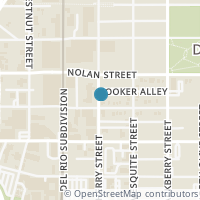 Map location of 506 N Cherry St #1, San Antonio TX 78202