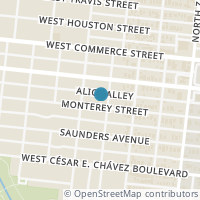 Map location of 2907 Monterey St, San Antonio TX 78207