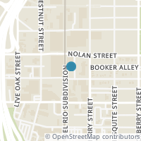 Map location of 403 DAWSON ST, San Antonio, TX 78202