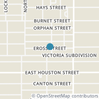 Map location of 613 N Mittman, San Antonio, TX 78202