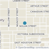 Map location of 1131 NOLAN ST, San Antonio, TX 78202