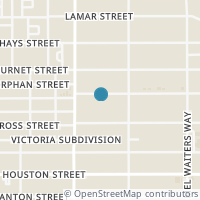 Map location of 802 Poinsettia, San Antonio TX 78202