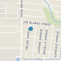 Map location of 530 Erline Ave, San Antonio TX 78237