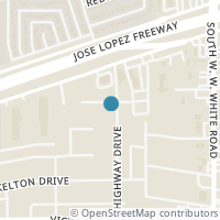 Map location of 267 Highway Dr, San Antonio TX 78219
