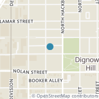 Map location of 607 Burnet St, San Antonio TX 78202