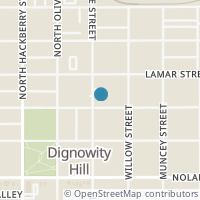 Map location of 904 N Pine St, San Antonio TX 78202