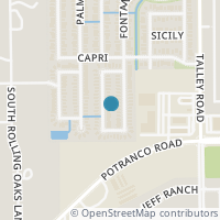 Map location of 134 Prato Palma, San Antonio TX 78253